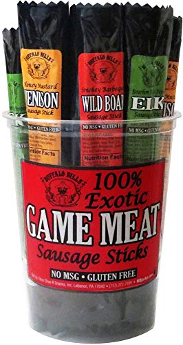 Buffalo Bills Exotic Game Meat Sausage Sticks (mixed 1oz sticks)